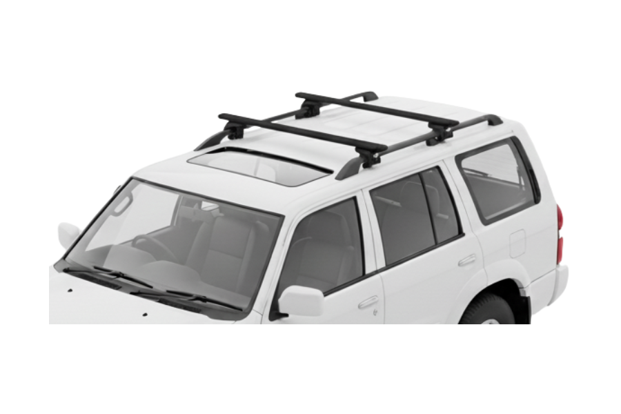 Barras THULE EVO WingBar para autos NISSAN Patrol GR 1998 a 2004 negro