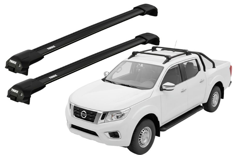 Barras THULE EDGE Flush para camioneta NISSAN NP300 (D23) desde 2015 negro