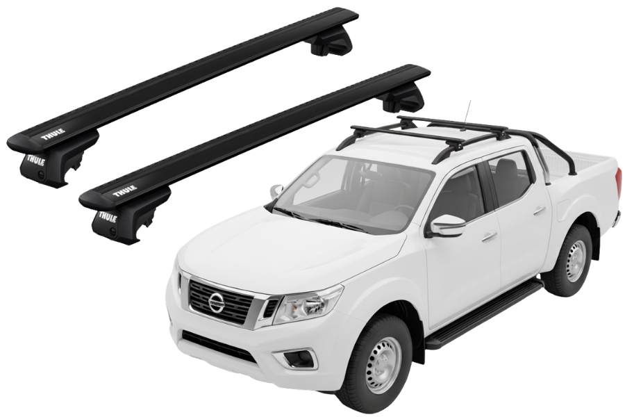 Barras THULE EVO WingBar para camioneta NISSAN NP300 (D23) desde 2015 negro