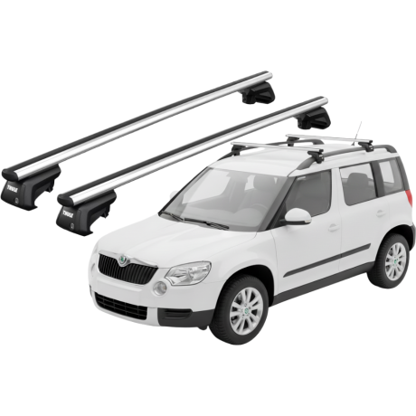 Barras THULE SmartRack XT AluBar para autos SKODA Yeti desde 2009