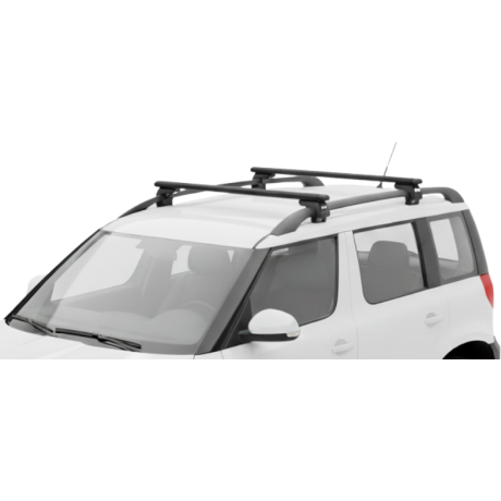 Barras THULE EVO WingBar para autos SKODA Yeti desde 2009 negro