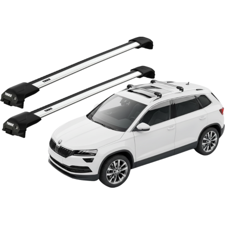 Barras THULE EDGE Flush para autos SKODA Karoq desde 2018