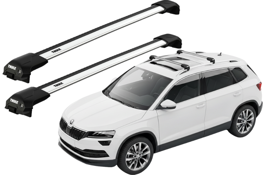 Barras THULE EDGE Flush para autos SKODA Karoq desde 2018