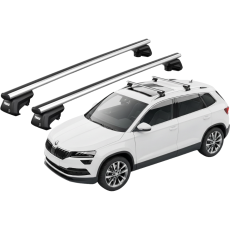 Barras THULE SmartRack XT AluBar para autos SKODA Karoq desde 2018