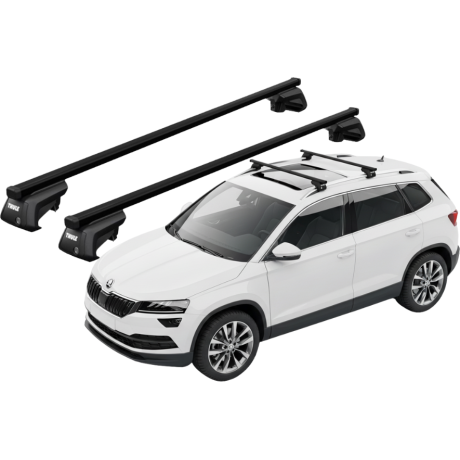 Barras THULE EVO SquareBar para autos SKODA Karoq desde 2018