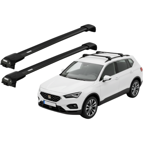 Barras THULE EDGE Flush para autos SEAT Tarraco desde 2019 - 2024 negro