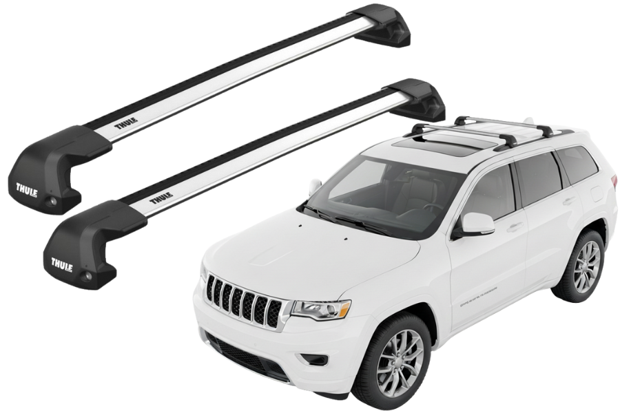 Barras THULE EDGE Flush para autos JEEP Grand Cherokee 2011 a 2021