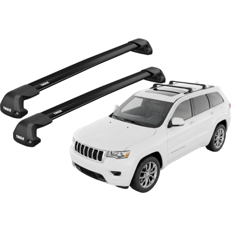 Barras THULE EDGE Flush para autos JEEP Grand Cherokee 2011 a 2021 negro
