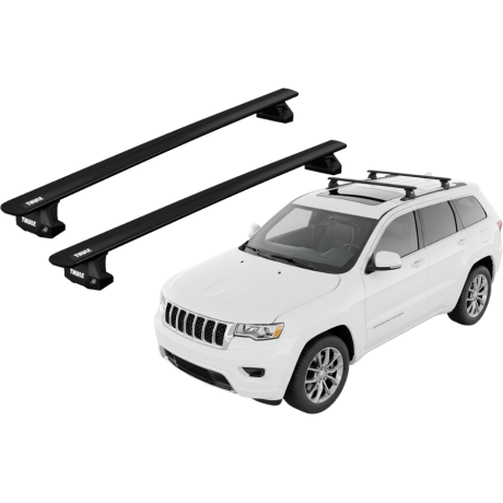 Barras THULE EVO WingBar para autos JEEP Grand Cherokee 2011 a 2021 negro