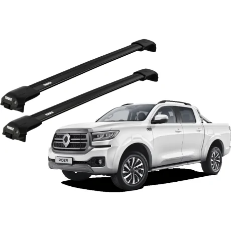 Barras THULE EDGE Flush para GWM Poer desde 2021 negro