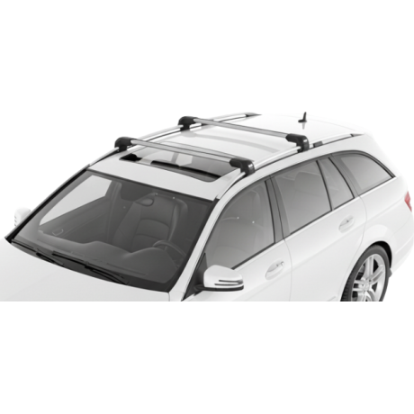Barras THULE EDGE Flush para autos Mercedez Benz C-Class (W204) 2007 a 2014