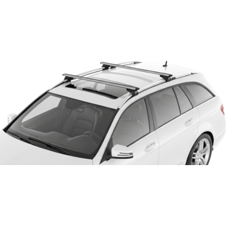 Barras THULE EVO WingBar para autos MERCEDES BENZ C-Class (W204) 2007 a 2014