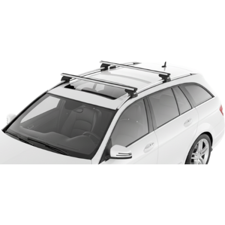 Barras THULE SmartRack XT AluBar para autos MERCEDES BENZ C-Class (W204) 2007 a 2014
