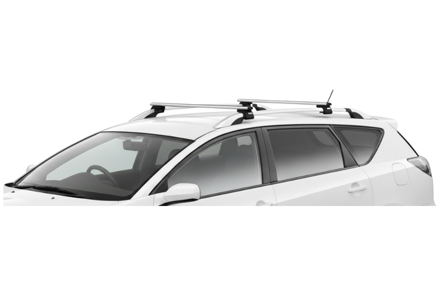 Barras THULE SmartRack XT AluBar para autos TOYOTA Caldina 2002 a 2007