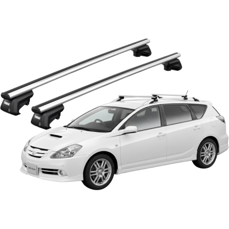 Barras THULE SmartRack XT AluBar para autos TOYOTA Caldina 2002 a 2007