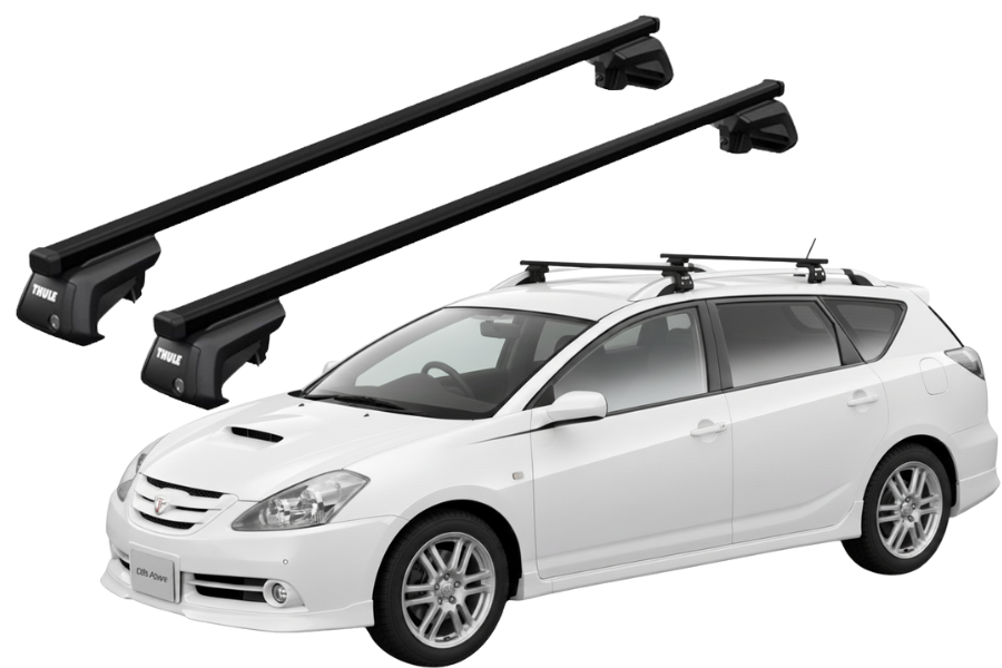 Barras THULE SmartRack XT para autos TOYOTA Caldina 2002 a 2007