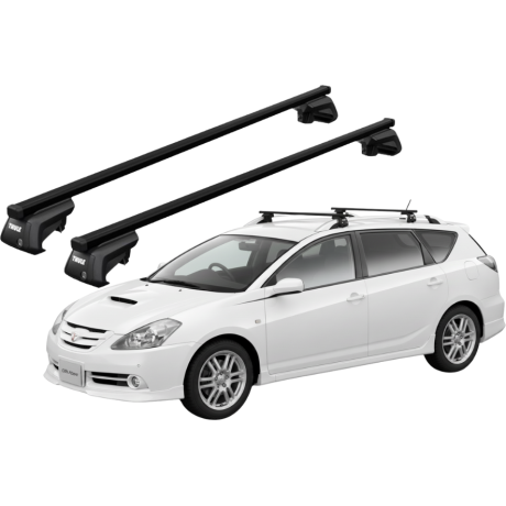 Barras THULE EVO SquareBar para autos TOYOTA Caldina 2002 a 2007