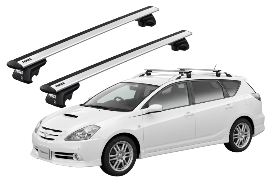 Barras THULE EVO WingBar para autos TOYOTA Caldina 2002 a 2007