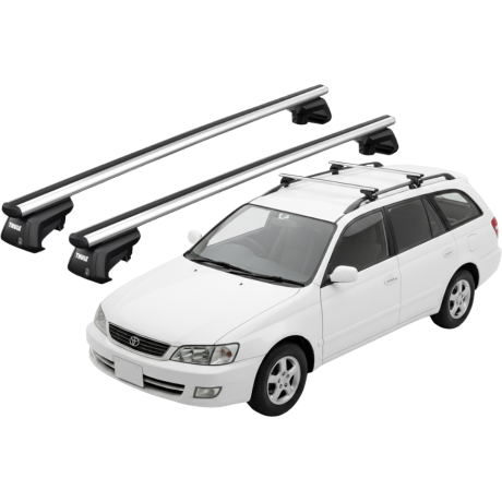 Barras THULE SmartRack XT AluBar para autos TOYOTA Caldina 1996 a 2001