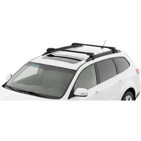 Barras THULE EDGE Flush para autos SUBARU Tribeca desde 2008 negro