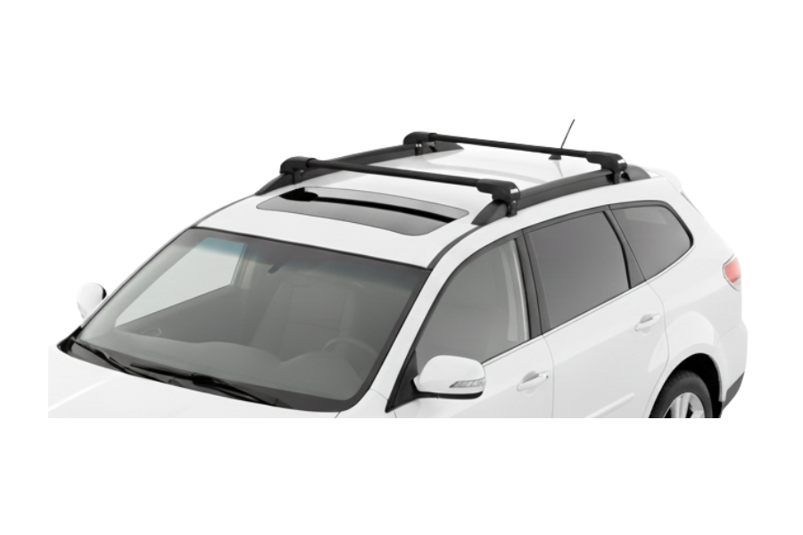 Barras THULE EDGE Flush para autos SUBARU Tribeca desde 2008 negro