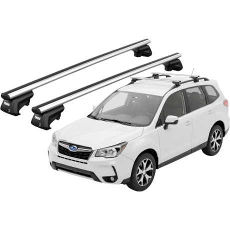 Barras THULE SmartRack XT AluBar para autos SUBARU Forester 2013 a 2018