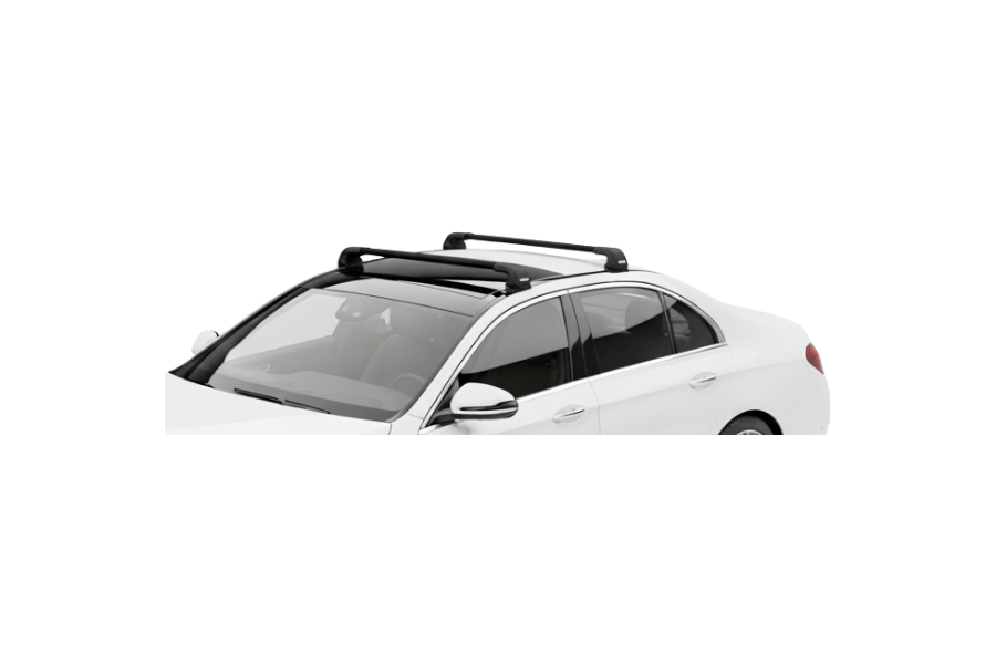 Barras Thule MERCEDES BENZ E-Class 16-23 PF / EDGE Flush BLACK