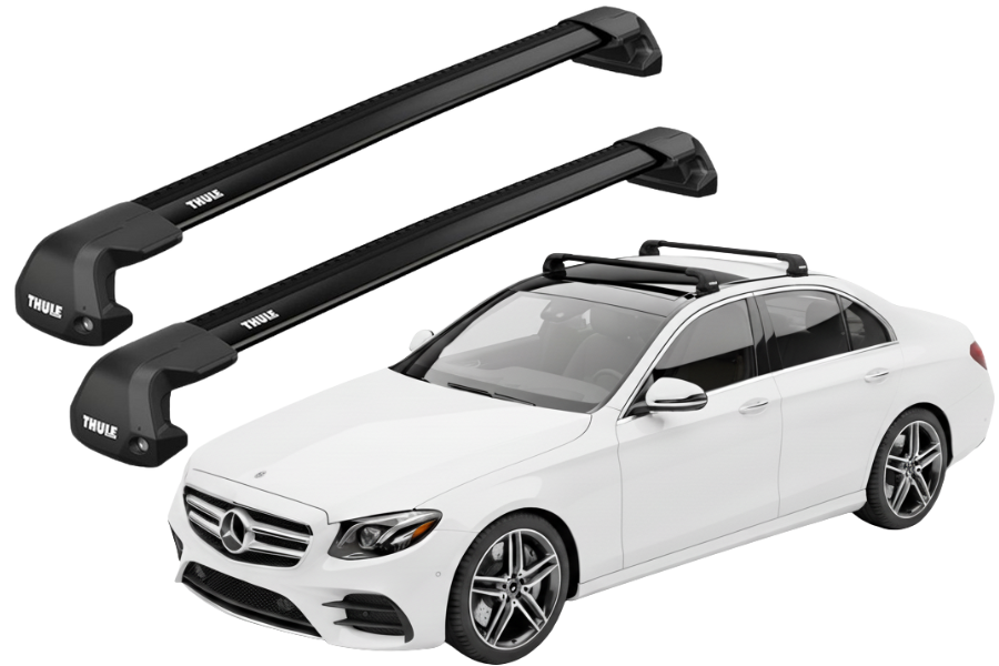 Barras Thule MERCEDES BENZ E-Class 16-23 PF / EDGE Flush BLACK