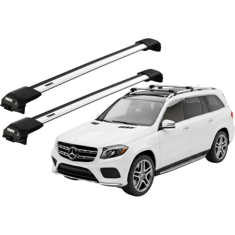 Barras THULE EDGE Flush para autos Mercedes Benz GLS (X166) 2016 a 2019