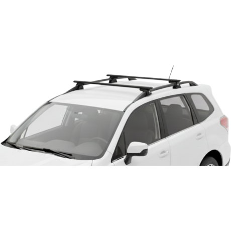 Barras THULE EVO WingBar para autos SUBARU Forester 2013 a 2018 negro
