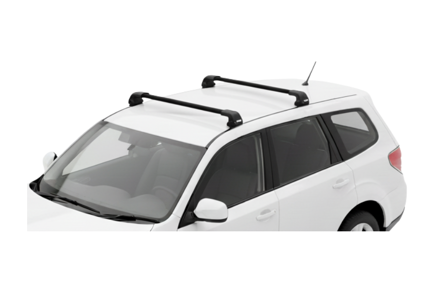 Barras THULE EDGE Flush para autos SUBARU Forester 2008 a 2012 negro