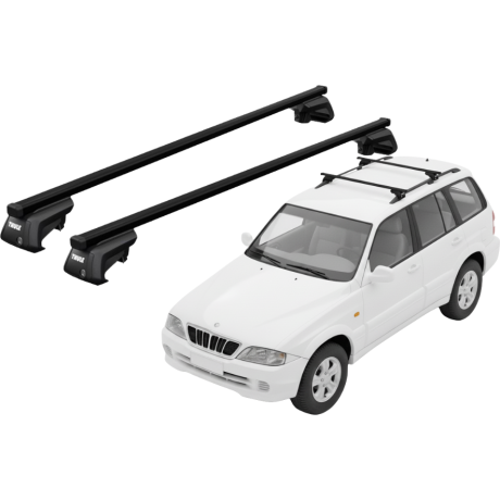 Barras THULE SmartRack XT para autos SSANGYONG Musso 1996 a 2005