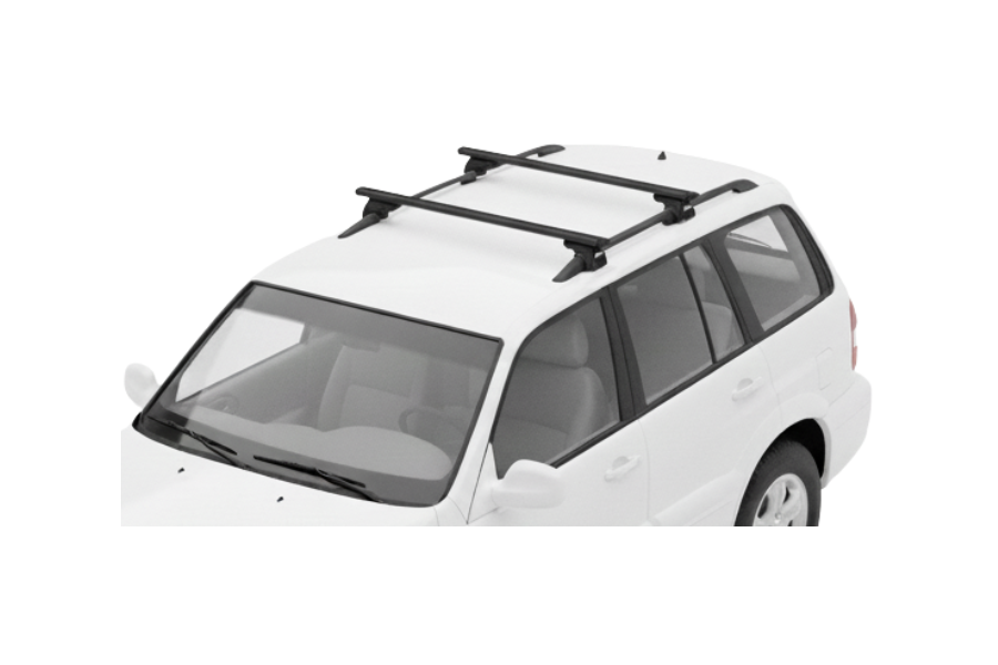 Barras THULE EVO WingBar para autos SSANGYONG Musso 1996 a 2005 negro