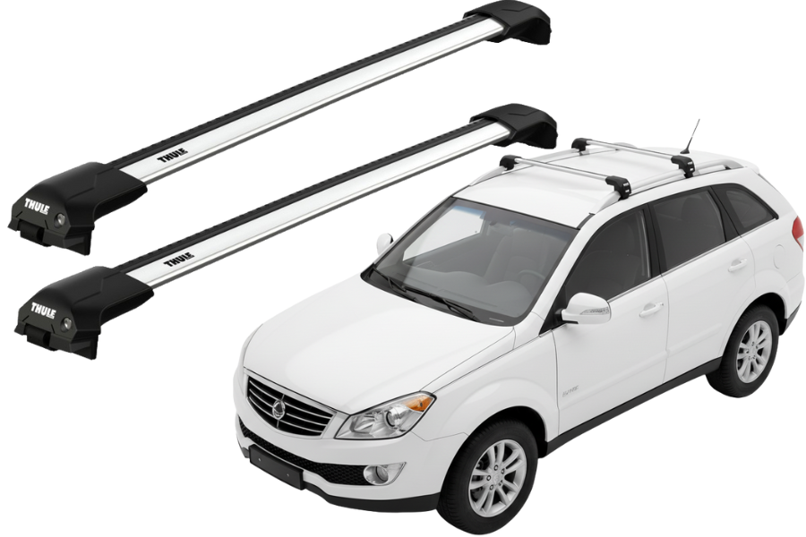 Barras THULE EDGE Flush para autos SSANGYONG Kyron desde 2005