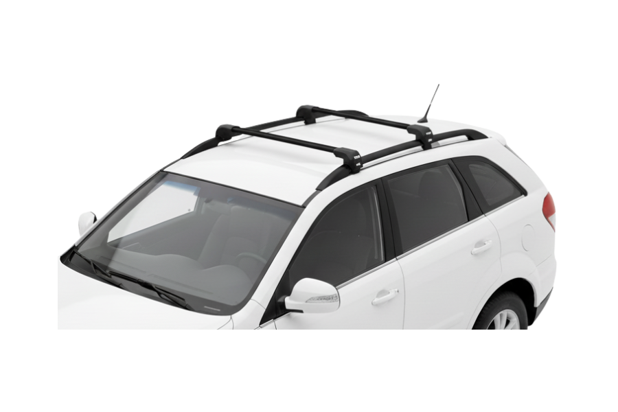 Barras THULE EDGE Flush para autos SSANGYONG Kyron desde 2005 negro