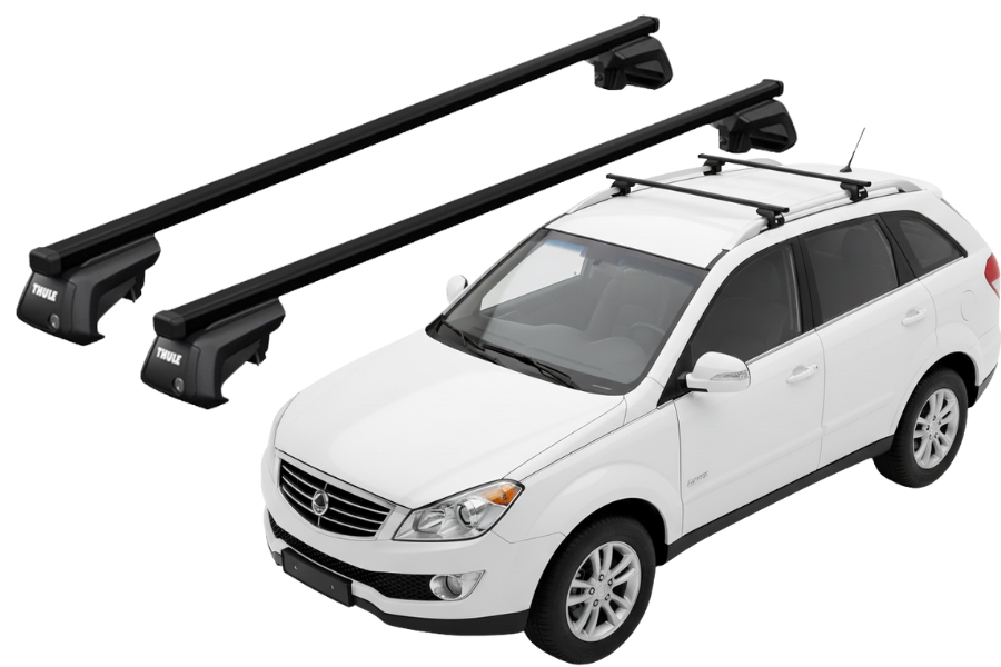 Barras THULE EVO SquareBar para autos SSANGYONG Kyron desde 2005