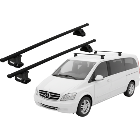 Barras THULE EVO SquareBar para Van MERCEDES BENZ Viano desde 2004 al 2014