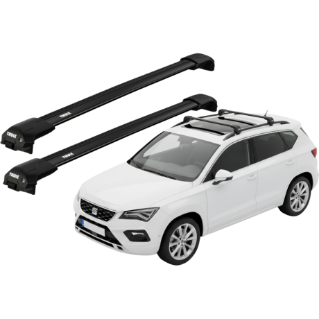 Barras THULE EDGE Flush para autos SEAT Ateca desde 2016 negro