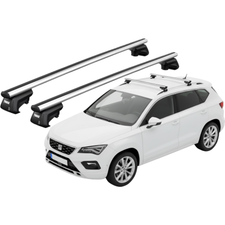 Barras THULE SmartRack XT AluBar para autos SEAT Ateca desde 2016