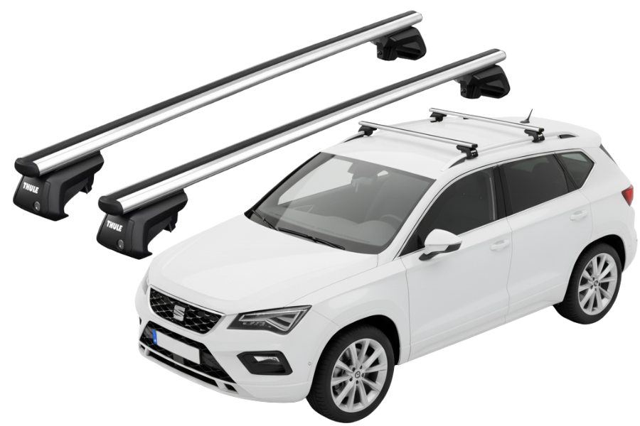 Barras THULE SmartRack XT AluBar para autos SEAT Ateca desde 2016