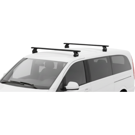 Barras THULE EVO WingBar para Van MERCEDES BENZ Viano desde 2004 al 2014 negro