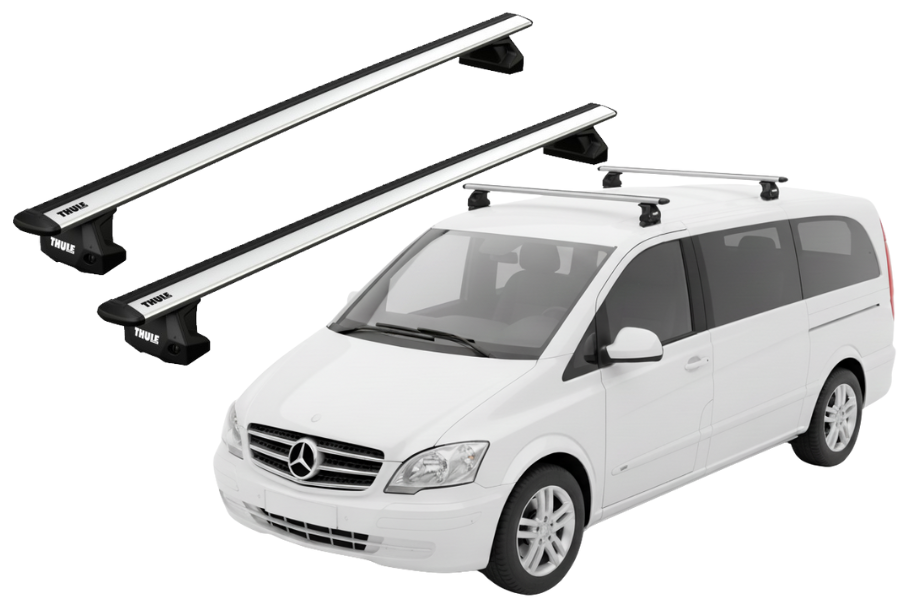 Barras THULE EVO WingBar para Van MERCEDES BENZ Viano desde 2004 al 2014