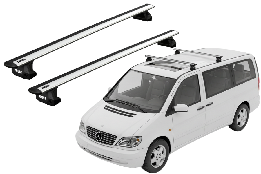 Barras THULE EVO WingBar para Van MERCEDES BENZ Vito desde 1996 - 2003
