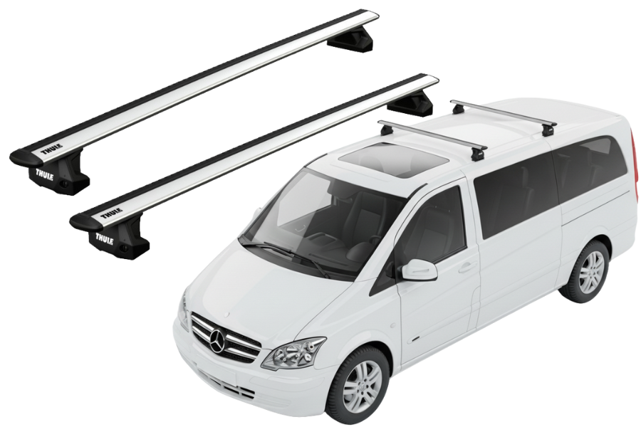 Barras THULE EVO WingBar para Van MERCEDES BENZ Vito desde 2004 al 2014