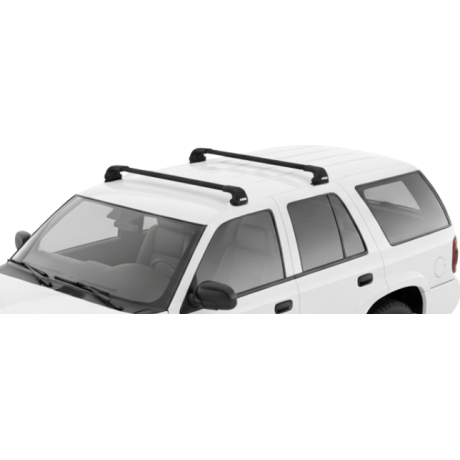 Barras THULE EDGE Flush para autos CHEVROLET TrailBlazer 2002 a 2009 negro