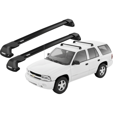 Barras THULE EDGE Flush para autos CHEVROLET TrailBlazer 2002 a 2009 negro