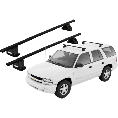 Barras THULE EVO SquareBar para autos CHEVROLET TrailBlazer 2002 a 2009