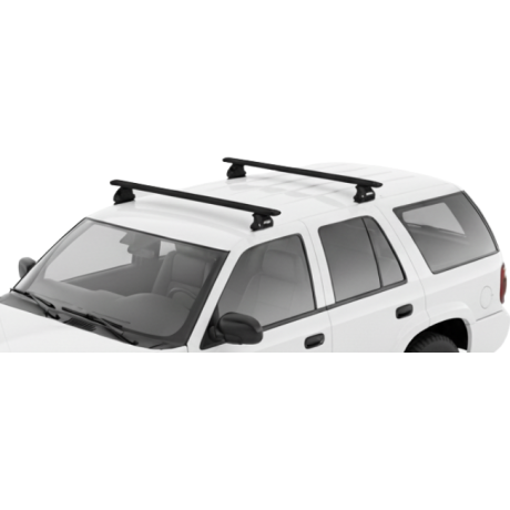 Barras THULE EVO WingBar para autos CHEVROLET TrailBlazer 2002 a 2009 negro