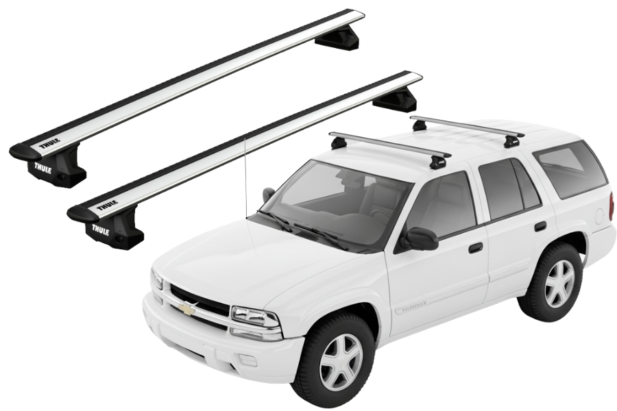 Barras THULE EVO WingBar para autos CHEVROLET TrailBlazer 2002 a 2009