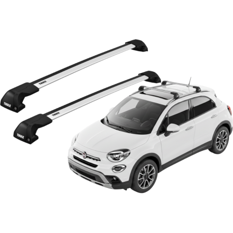 Barras THULE EDGE Flush para autos FIAT 500x desde 2015